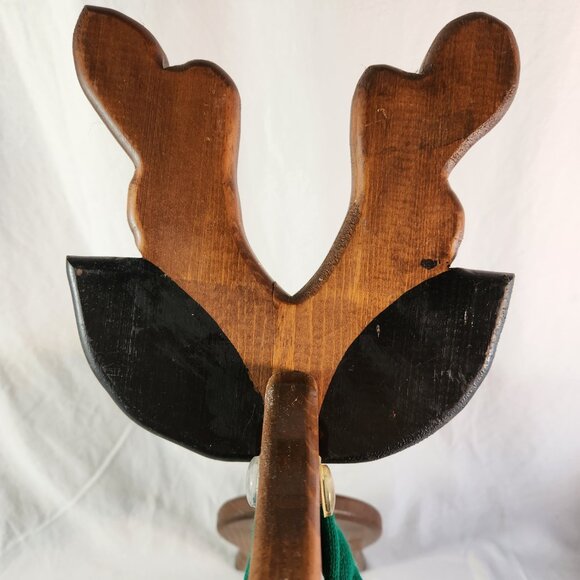 Handmade Christmas Wooden Reindeer "Let It Snow" Swag Easy Assemble Fast Ship - Picture 5 of 14